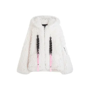 LALABOBO Velvet feel Coat Women's Ecru