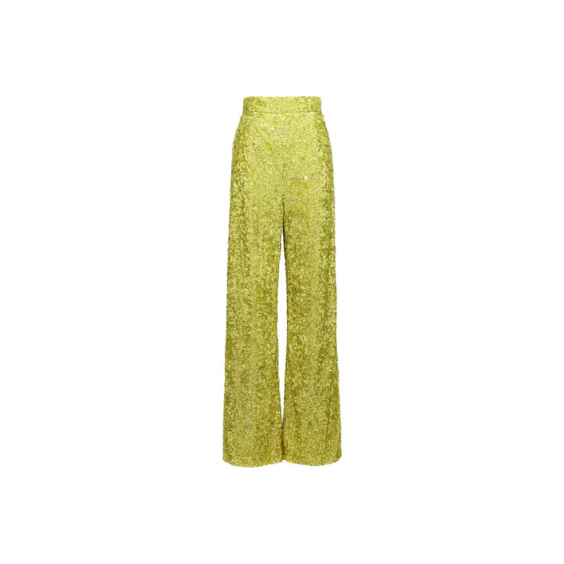ERMANNO SCERVINO Sequin Embellished Flared Pants-0