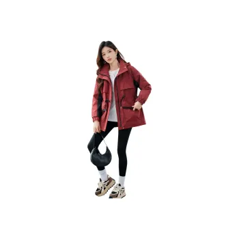 TERRE BLEUE Puffer Jacket Women's Red