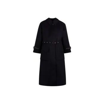 MACKINTOSH SS24 Trench Coat Women's Midnight Blue