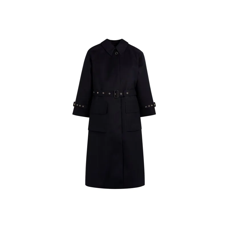 MACKINTOSH SS24 Trench Coat Women's Midnight Blue-0
