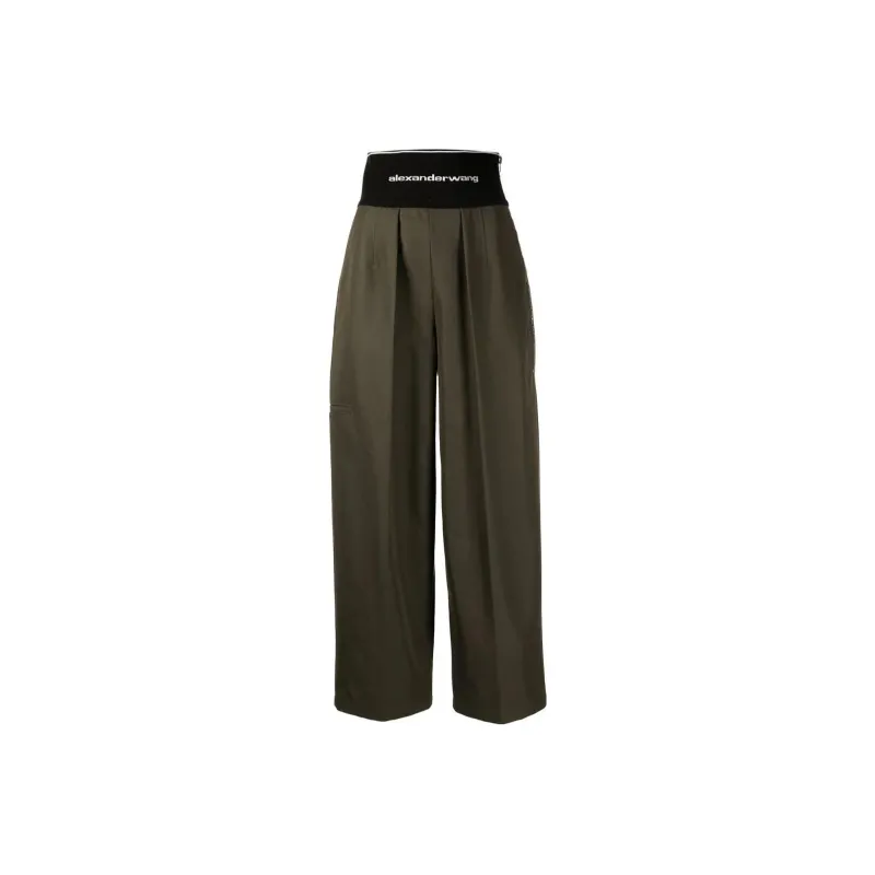 Alexander Wang Casual Pants Women's Dark Green-0
