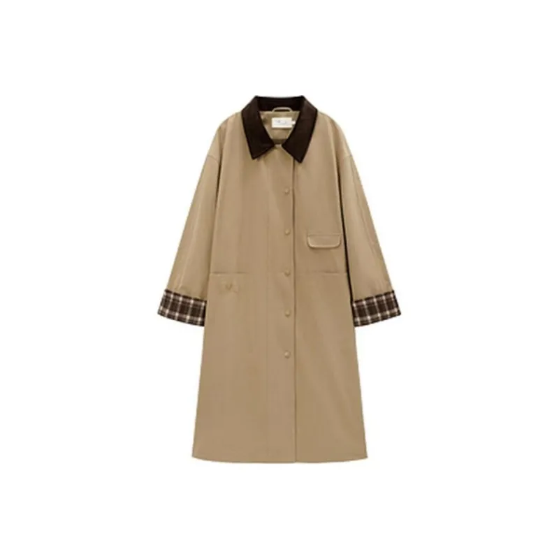 SECFLY OFFICIAL Coats Women's Khaki-0