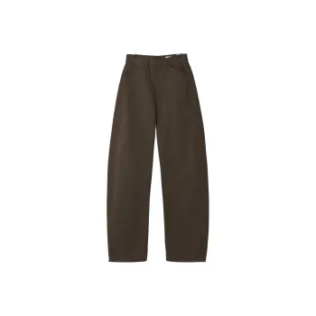 Lemaire High Waisted Curved Pants 'Espresso'