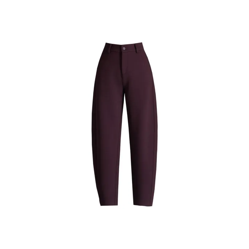 You Cow Me Pants Casual Pants Women's Grape Purple-0