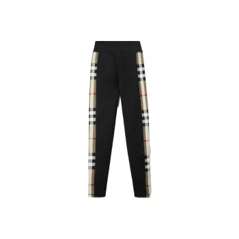 Burberry Check Print Leggings 'Black'