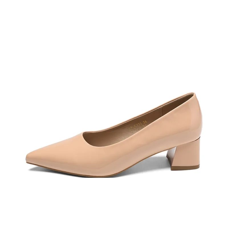 ZHR Chunky Heel High Heels Women's-7