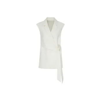 IDPAN Vests Women's White