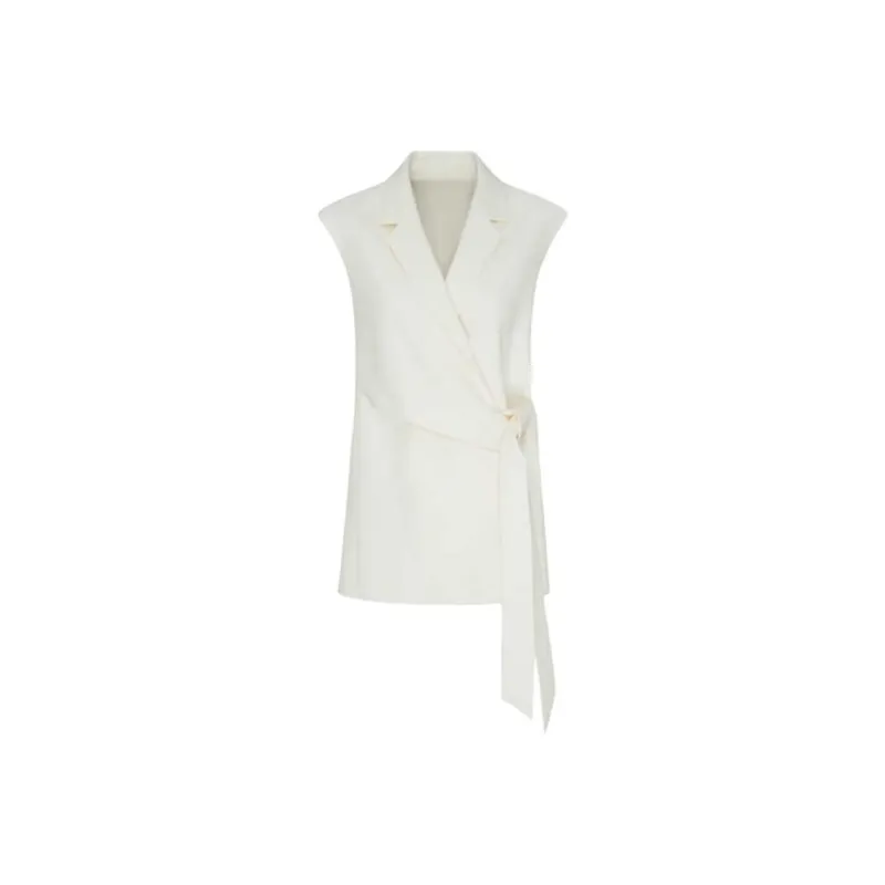 IDPAN Vests Women's White-0