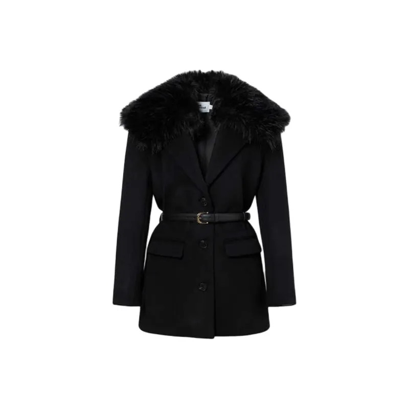 Self portrait Faux Fur collar Jacket-0