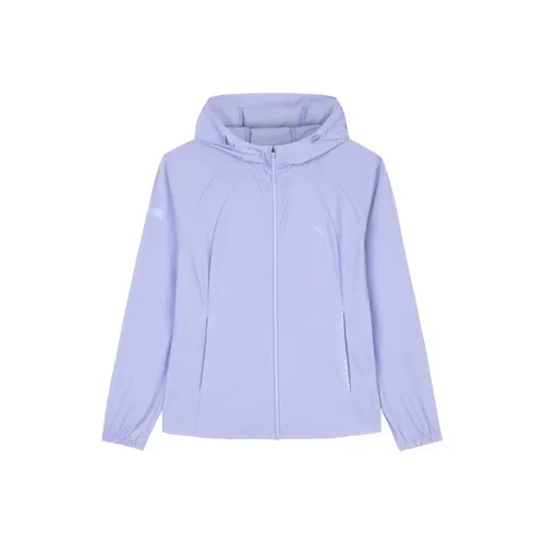 Anta Variety Training Collection Sun Protection Clothing Women's Light Fragrant Purple