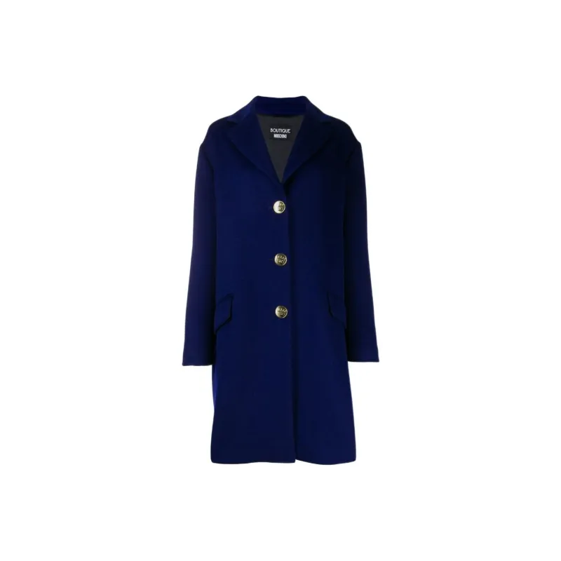 MOSCHINO Coats Women's Blue-0