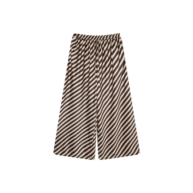 Ouyang Casual Pants Women's Stripes-0