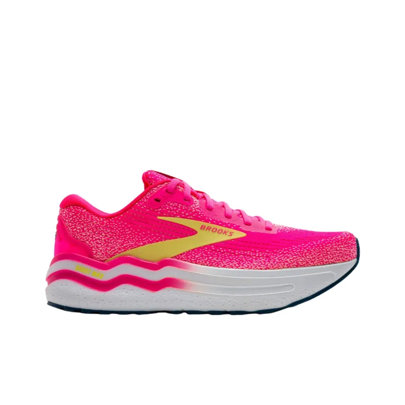 Brooks Ghost Max 2 Anti Slip Wear Resistant Low Top Running Shoes Women's Pink-1