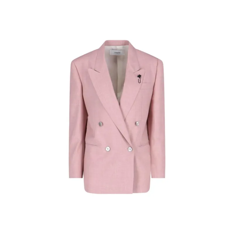 LARDINI Brooch detail Blazer-0