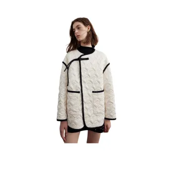 3COLOUR Puffer Jacket Women's Ecru