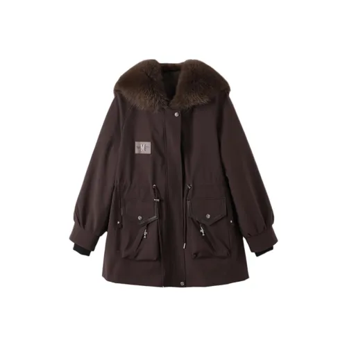 Yi Mengyuan Parka Coats Women's