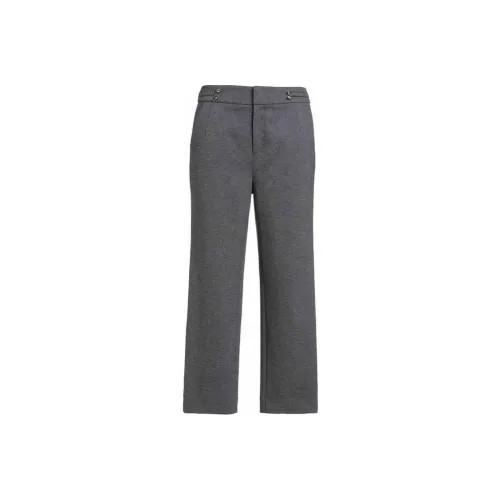 QIAOWANNI Casual Pants Women's Luminous Silver Gray