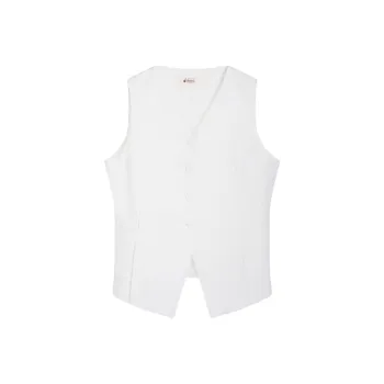 A LIFE ON THE LEFT Vest Women's Ecru