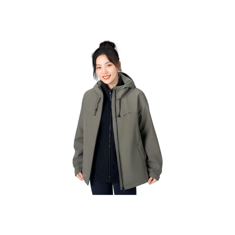 MOLY VIVI Waterproof, Windproof, Abrasion Resistant, Cold Resistant, Thermal, Anti Static Soft Shell Jacket Women's-3