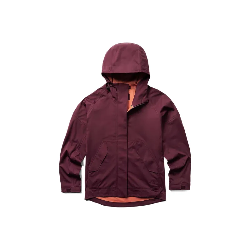 MERRELL Whisper Rain Shell Trench Coat Women's Burgundy-0