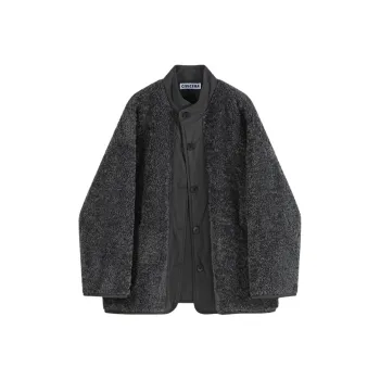 CIVICERA Velvet feel Coat Women's Gray