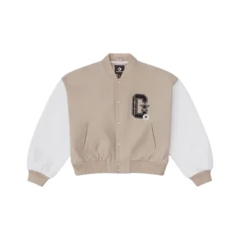 Converse Baseball Jacket Women's Brown