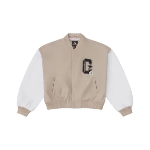Converse Baseball Jacket Women's Brown