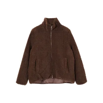 ZIMO Velvet feel Coat Women's Dark Coffee