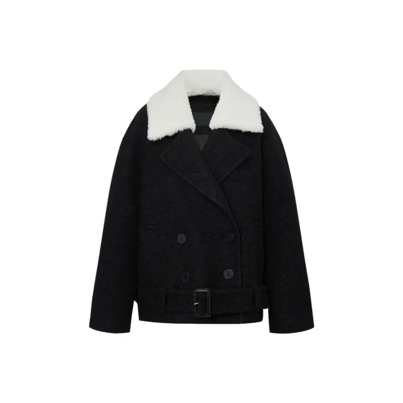 MOCO Velvet feel Coat Women's Dark Heather Gray-0
