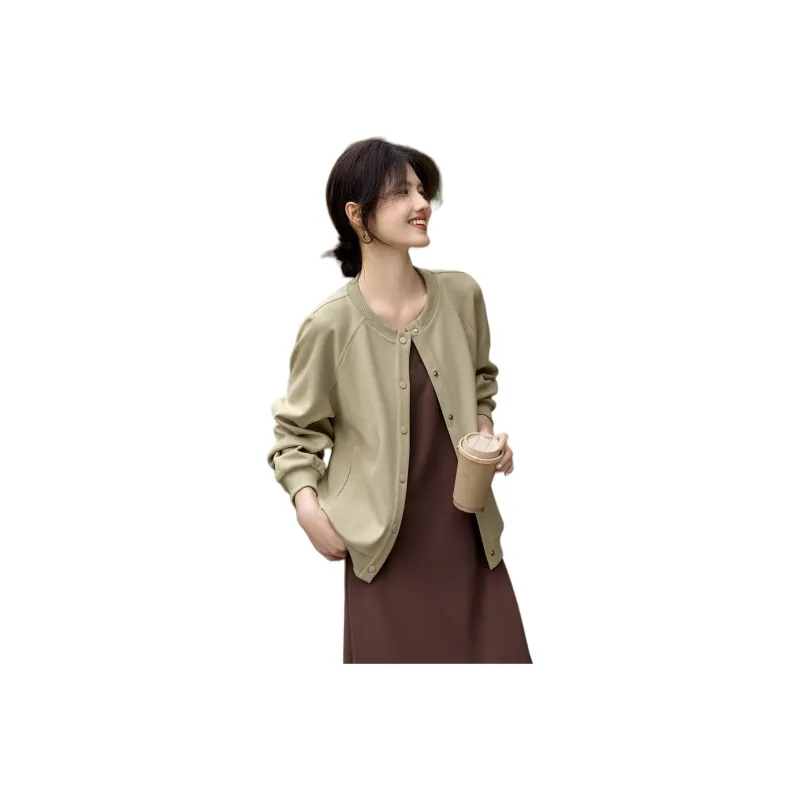 XWI Baseball Jacket Women's Yellow Pea Green-0