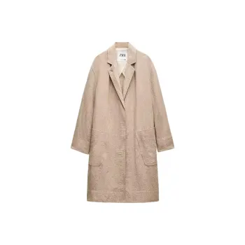 ZARA Trench Coats Women's Sand