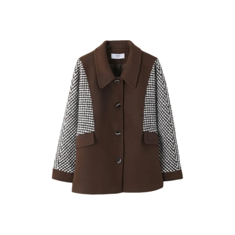 XWI Coats Women's Brown-0