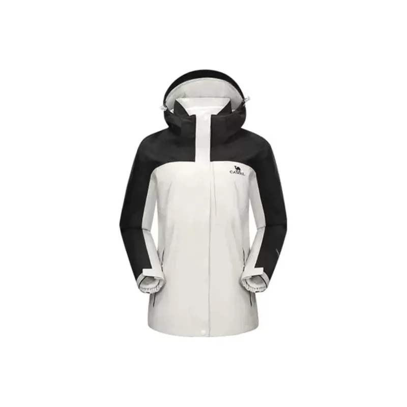 CAMEL Water Resistant Windproof Wear Resistant Warm Cold Resistant Rainproof Windbreaker Jacket Women's-1