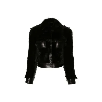 TOM FORD Spread-collar Shearling Jacket