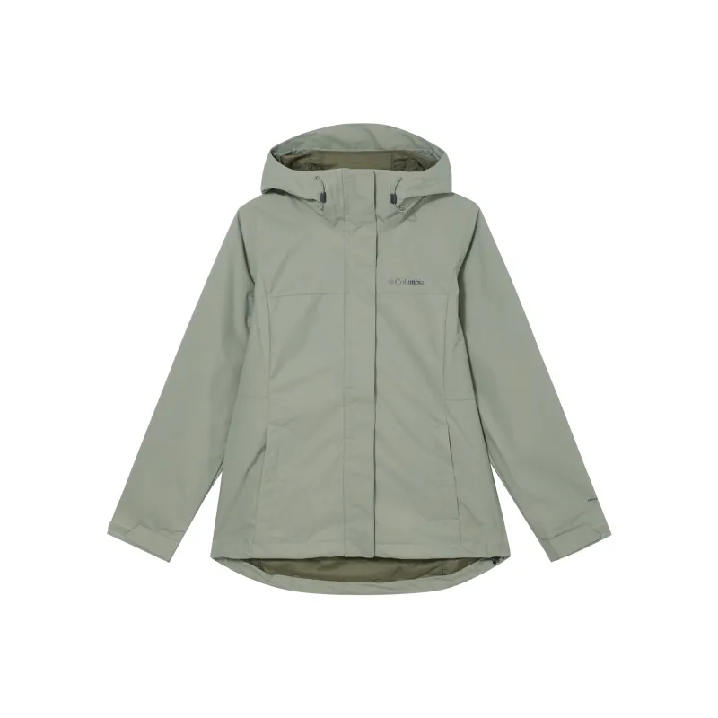 Columbia Waterproof And Breathable Warm Windbreaker Jacket Women's Green-0