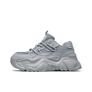 SUPEREDGE Slip Resistant And Abrasion Resistant Coverage Low Top Chunky Sneakers Men's