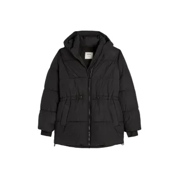 Hollister Puffer Jacket Women's Black