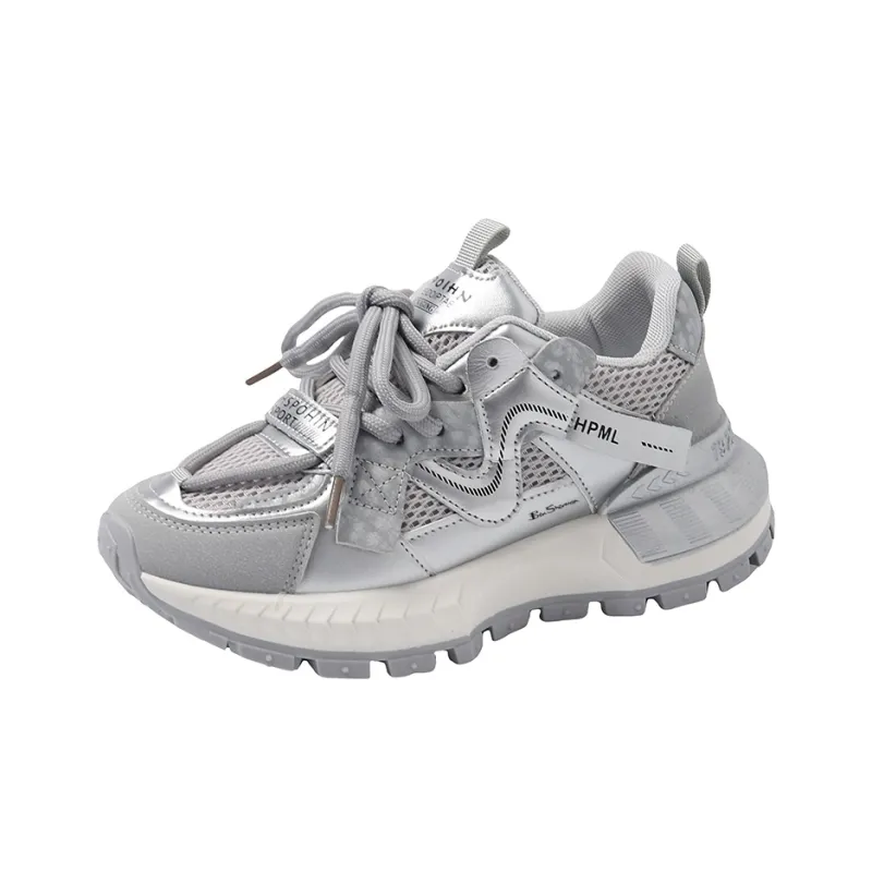 BEN SHERMAN Slip Resistant Low Top Chunky Sneakers Unisex-4