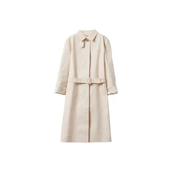 MIU MIU Trench Coat Women's Neutral Color