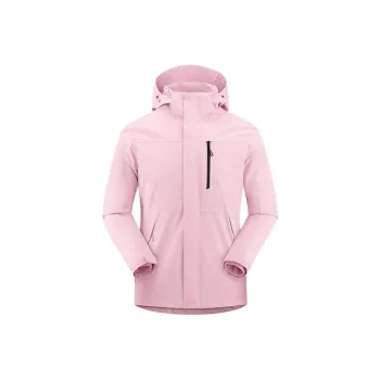 CAN·TORP Windproof, Water Repellent, And Thermal Windbreaker Jacket Women's Mist Pink