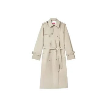 KENZO Double Breasted Trench Coat