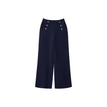 LILIXIUKE Casual Pants Women's Midnight Blue