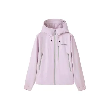OUTDOOR PRODUCTS Waterproof And Windproof Windbreaker Jacket Women's Soft Matte Purple