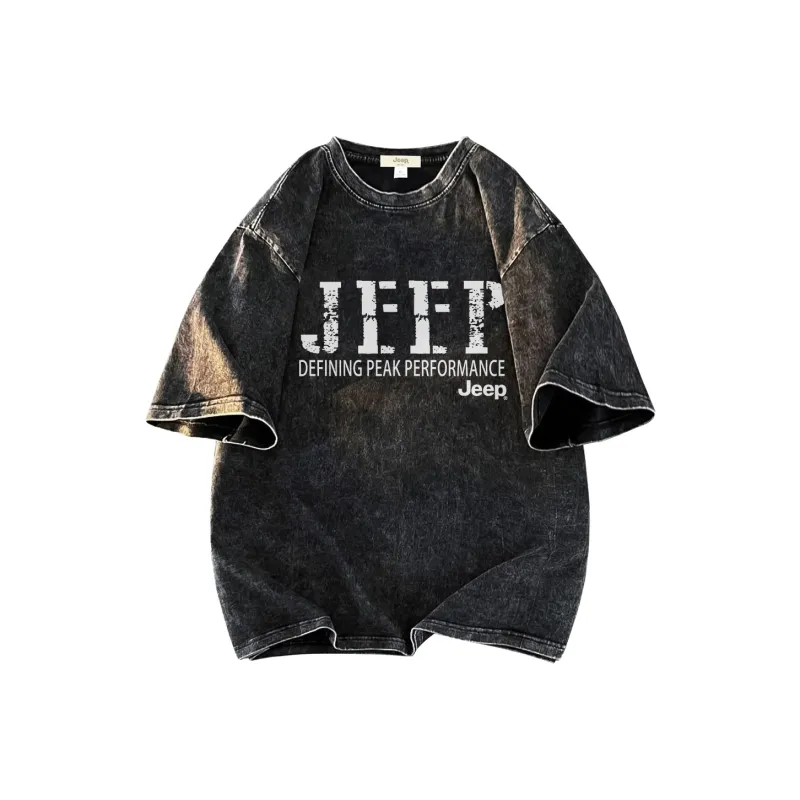 Jeep Pasture Horse Lifestyle T Shirt Unisex-0