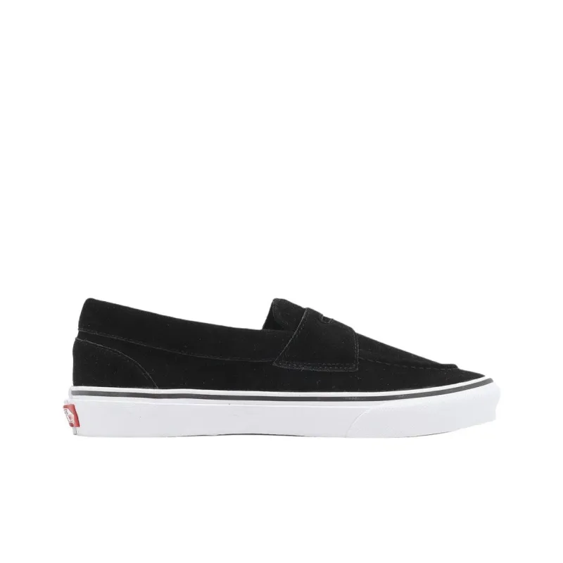 Vans Loafer Anti Slip Wear Resistant Low Top Skateboard Shoes Men's Black-1