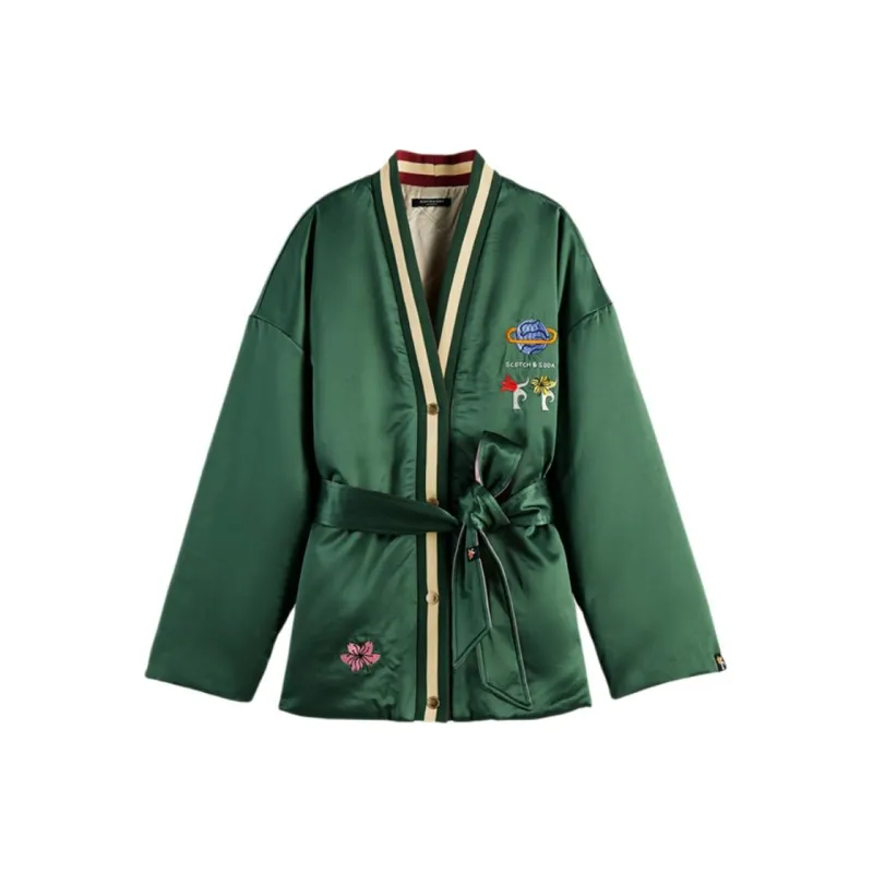Scotch&Soda Puffer Jacket Women's Green-0