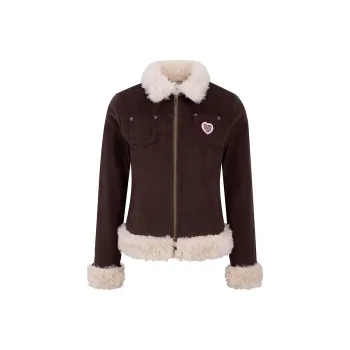Ariseism Cropped Coats Women's Brown