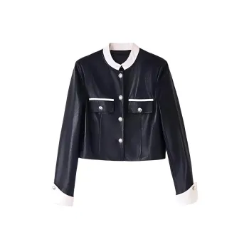 Yi Mengyuan Leather Jacket Women's