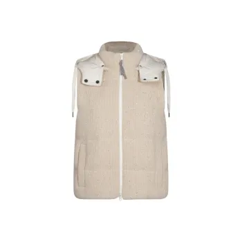 Brunello Cucinelli Drawstring Knitted Gilet